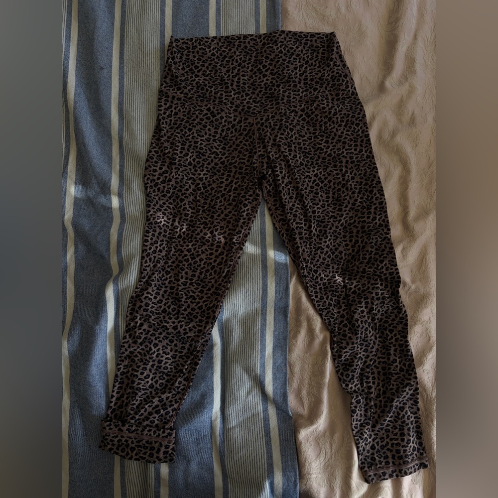 OFFLINE by Aerie Real Me XTRA High Waisted 7/8 Legging | Leopard Print | Size XL